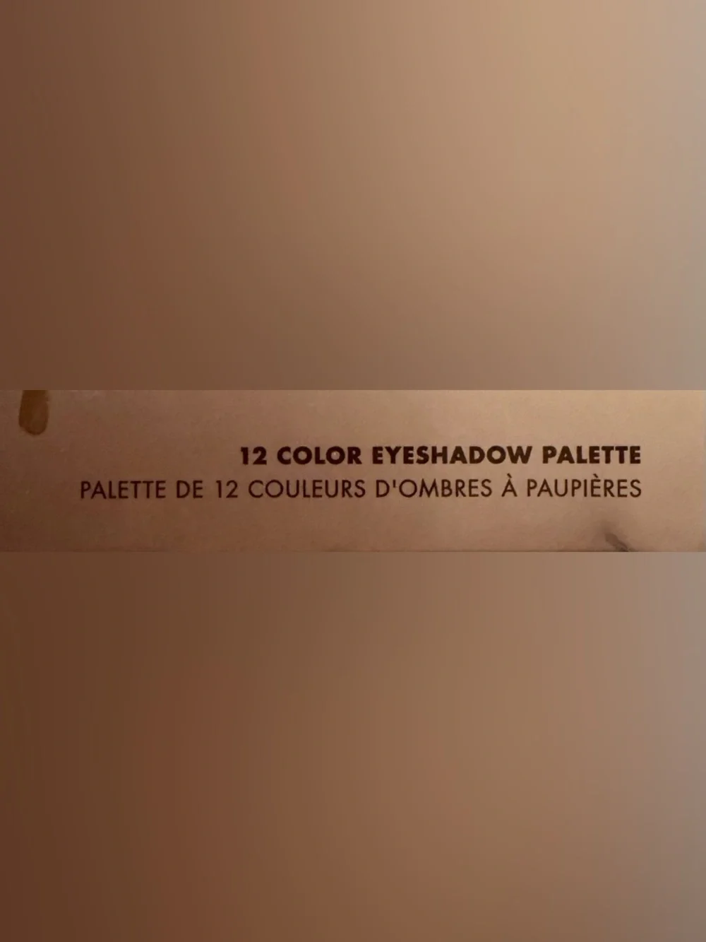 BH Cosmetics NWT Gold 12-Color Eyeshadow Palette